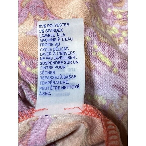 Peter Nygard Women’s Dress Large Multicolored Retro Print Sleeveless Fairy - Picture 8 of 8